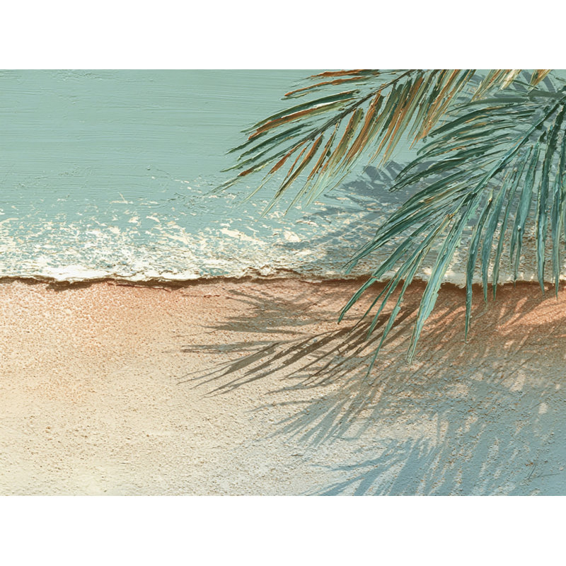 Art mural toile tropicale, H 16 po x l 24 po