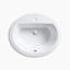 Bryant Ceramic Oval Drop-In Bathroom Sink with Overflow-19195626-10940788