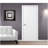 Ovalo Soft White Laminated Traditional Interior Door Slab Only-104904257
