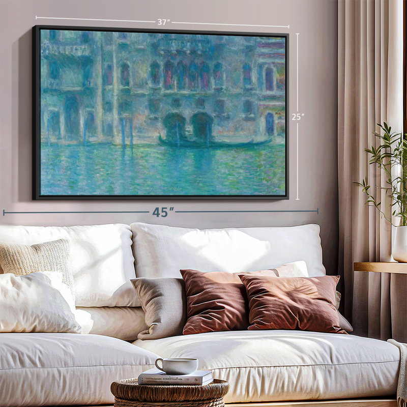 «Palazzo Da Mula Venice 1908», reproduction sur toile, H 25 po x l 37 po