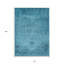 Tapis intérieur lavable extérieur bleu denim et bleu marine 10 pi x 14 pi