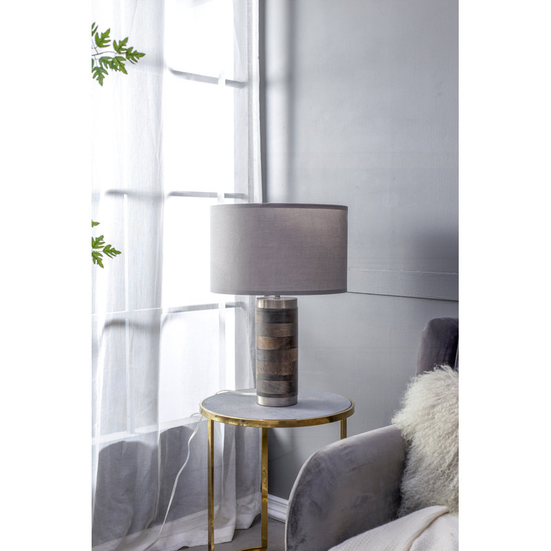 Lampes de table modernes, Bois, Multi-couleur, H 23,5 po x l 16 po x P 16 po, Multi-couleur