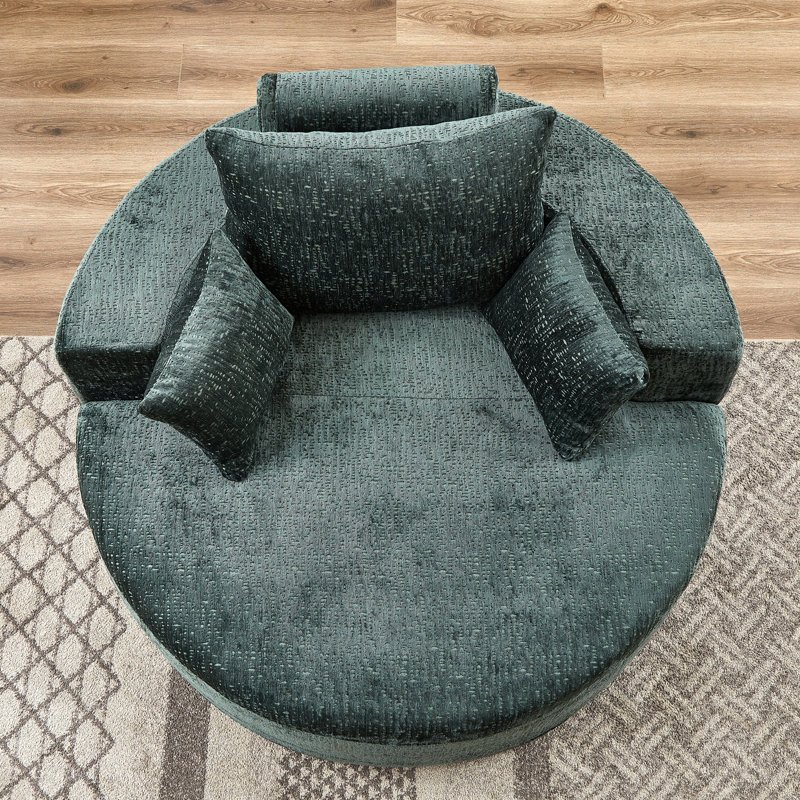 Chaises d'appoint moelleuses en chenille, canapé-lit moderne pour la maison, sans assemblage