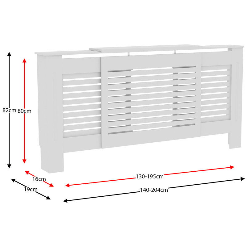 Milton Adjustable Radiator Cover