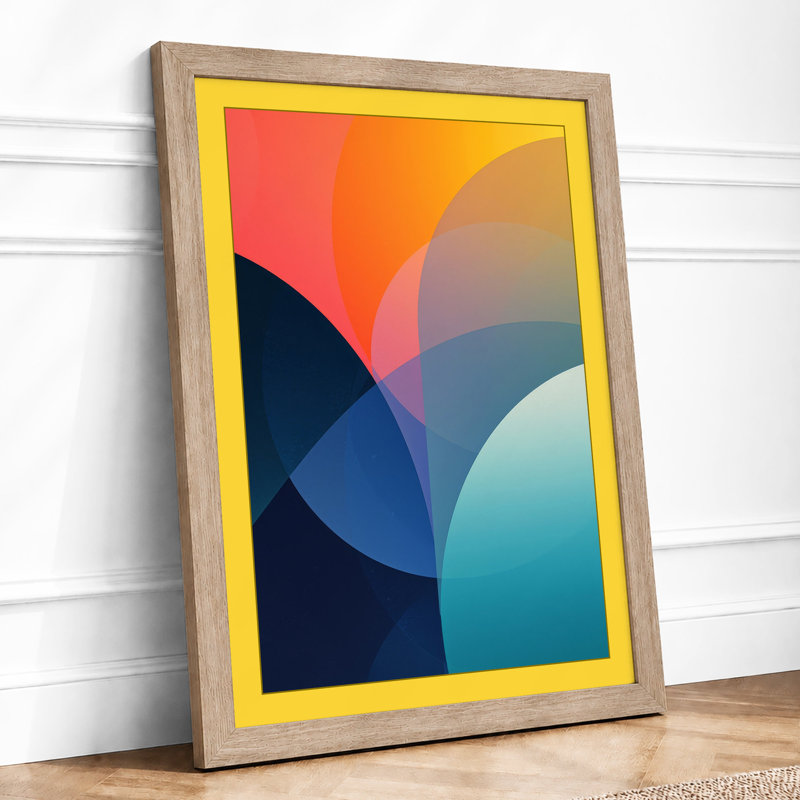 Colour Motion Abstract - Print, A1 - 84.1 x 59.4 cm, Oak