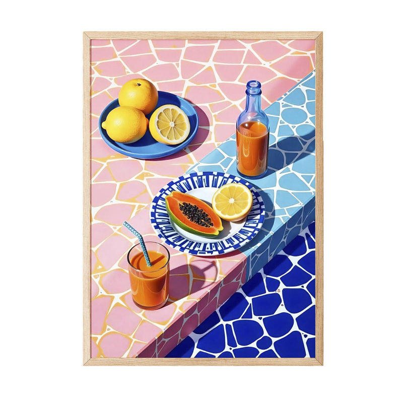 Peinture décorative encadrée