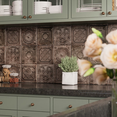Ritz Ossidato 7-7/8 in. x 7-7/8 in. Ceramic Wall Tile