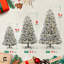Arbre de Noël artificiel enneigé 7,5 pi avec 550 lumières DEL et 1346 pointes-1119755763