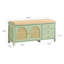 Aleedis Polyester Upholstered Storage Bench