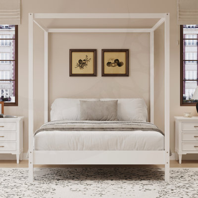  Modern Mid-Century Canopy Bed