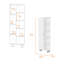 Armoire à linge blanche à 1 porte-794523236-794523250