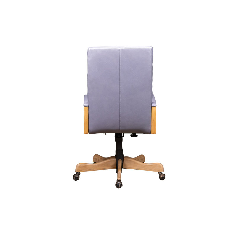 Montauk Executive Swivel Chair in Ashland Pearl, Anderson Pebble