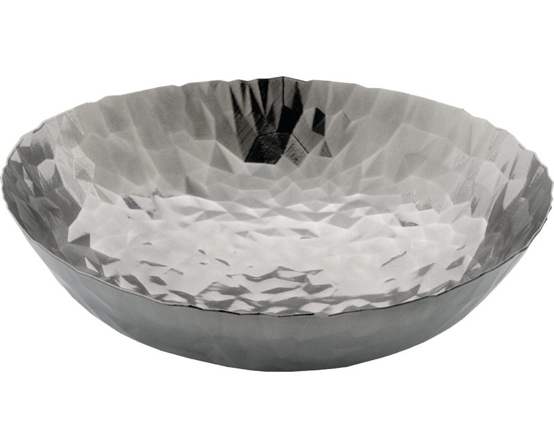 Metal Decorative Bowl 1, Silver