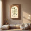 Art mural Mid-Century en grès verdoyant avec lumières à DEL - décoration de vestibule-1592477018