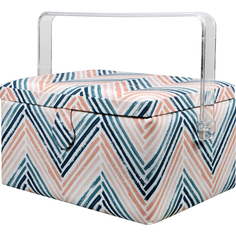 Impression de chevrons pastel avec ensemble de couture 10 pièces SINGER