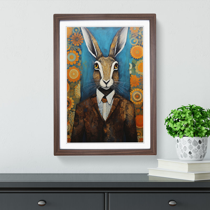 Hare Expressionism No.2 - Framed Print