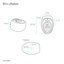 Bidet mural Plaisir (robinet non inclus)