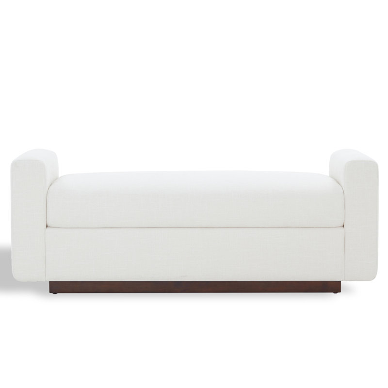 Banc rembourré Joanndria, White