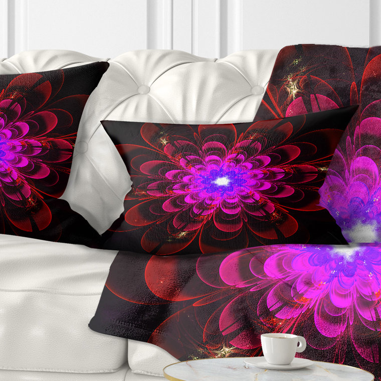Coussin lombaire floral brillant parfait