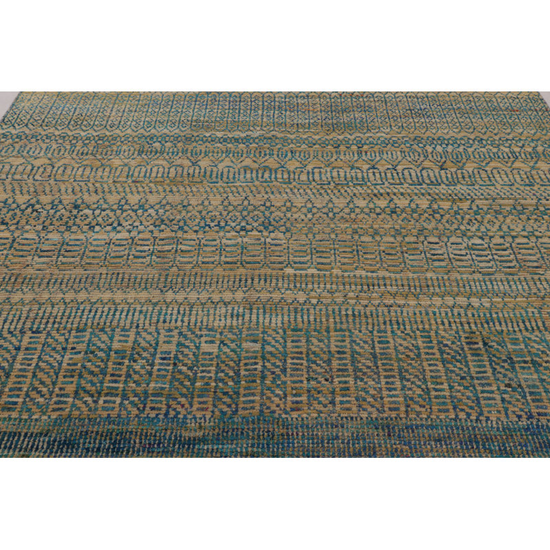 Modern One-of-a-Kind 8'0X10'2 Hand Knotted Area Rug