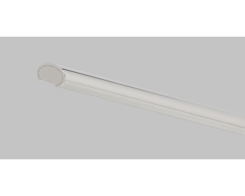 Plural Dome Picture Light, Polished Nickel, 0.5" H x 30" W x 8.9" D, 20.8