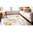Stelia Abstract Gray/Yellow/Ivory Area Rug-1816605313