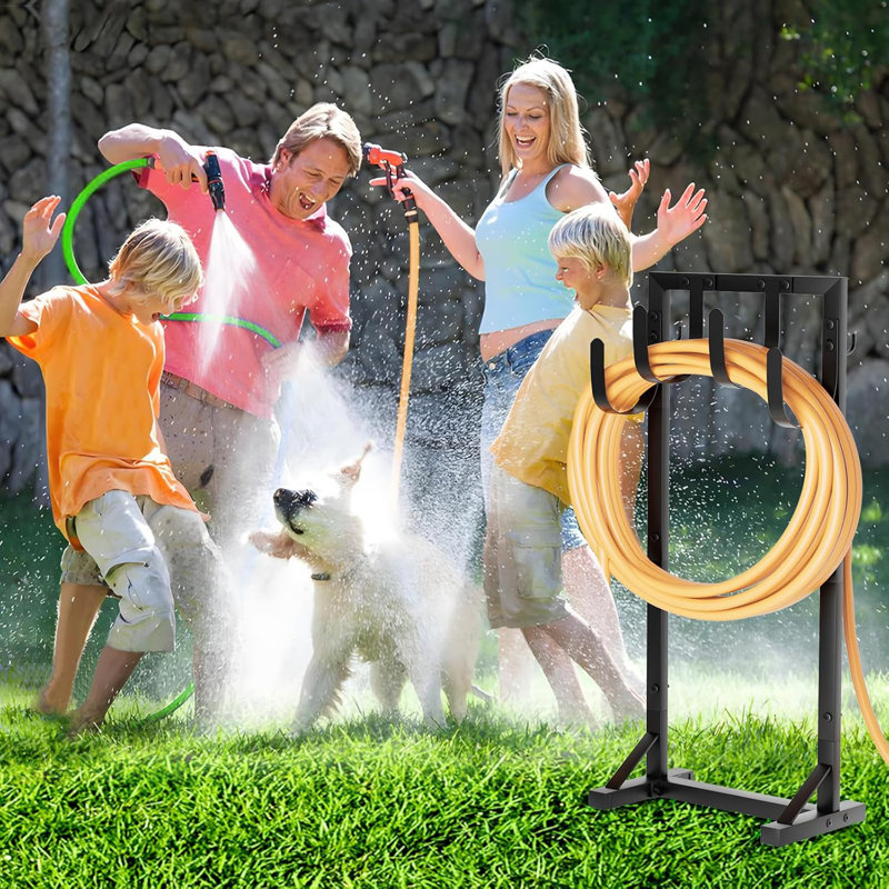 Garden Hose Holder With Stable Base
