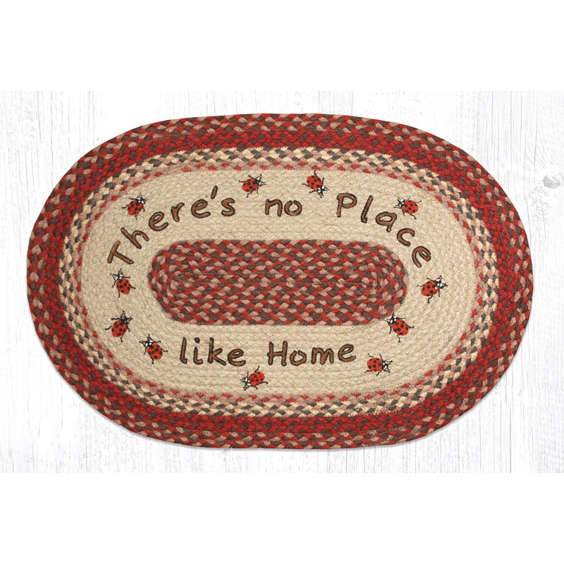  Tapis décoratif rustique «No Place Like Home» 30 po