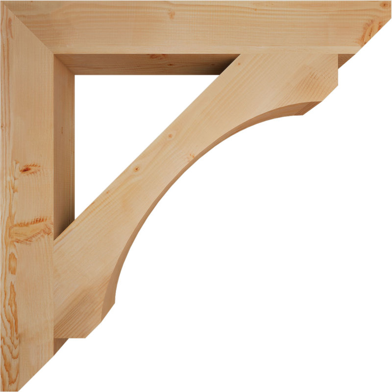 Support lisse à lattes Legacy, Sapin de Douglas, H 44 po x l 6 po x P 44 po
