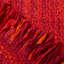 Tapis de couleur unie en coton tissé à la main en rouge-1426503120