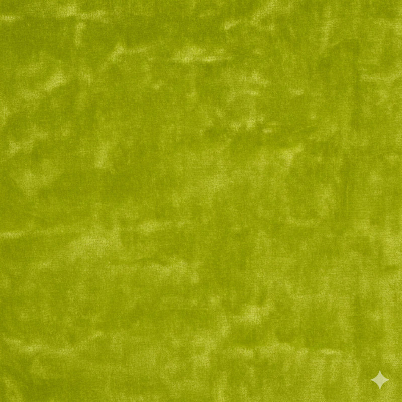 Velours 10 verges Vickerman avec bordure et envers dorés., Vert lime, H 0,2 po x l 360 po x P 2,5 po