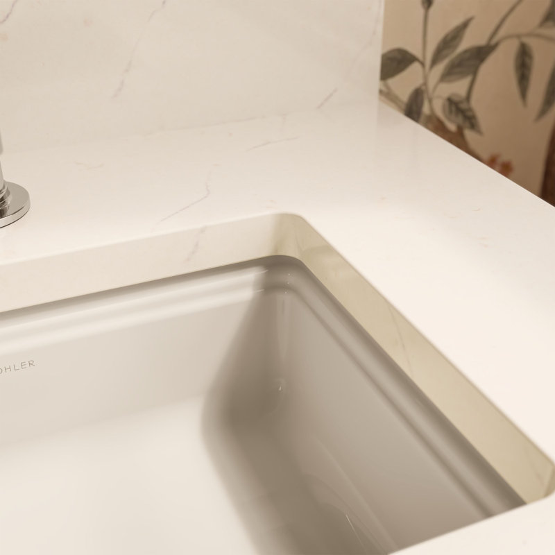 Claude by Studio McGee 16-9/16" Rectangular Undermount Bathroom Sink, Dune