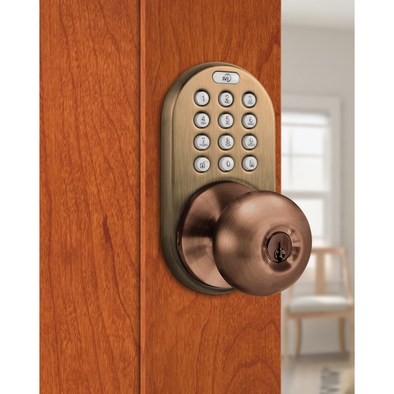 Bouton de porte électronique, Laiton antique