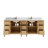 84'' Double Bathroom Vanity with Quartz Top-92504121-89856859