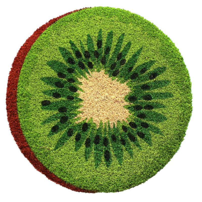Tapis d'entrée antidérapant Kiwi 20 po x 20 po