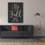 Toile épique «I Love Fall Most Of All» par Lettred and Lined, 40 po x 54 po