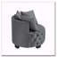 Chaise pivotante rembourrée et capitonnée-1167086583