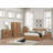 Lisbon 2 Drawer Bedside Table