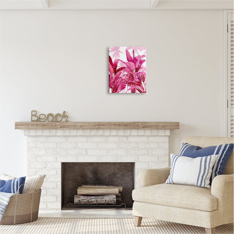 «Modern Modern Palms On Canvas» par Kristen Drew, reproduction, H 20 po x l 16 po x P 1,5 po