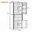 Elegant Storage Cabinet with Multi-Functional Space, Adjustable Shelves, and 2 Drawers for Versatile Organization-1387163347