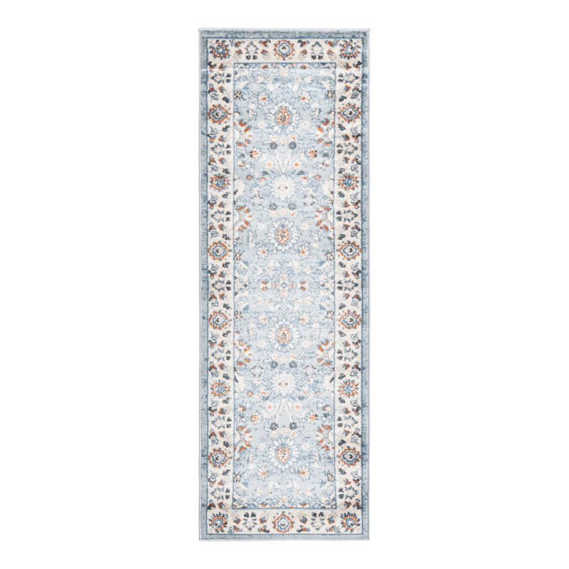 Floral Area Rug, Runner 61cm x 185.4cm