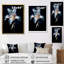 «Moonlight Wild White Iris Spectral Beauty», reproduction sur toile-1628572387-1823389285