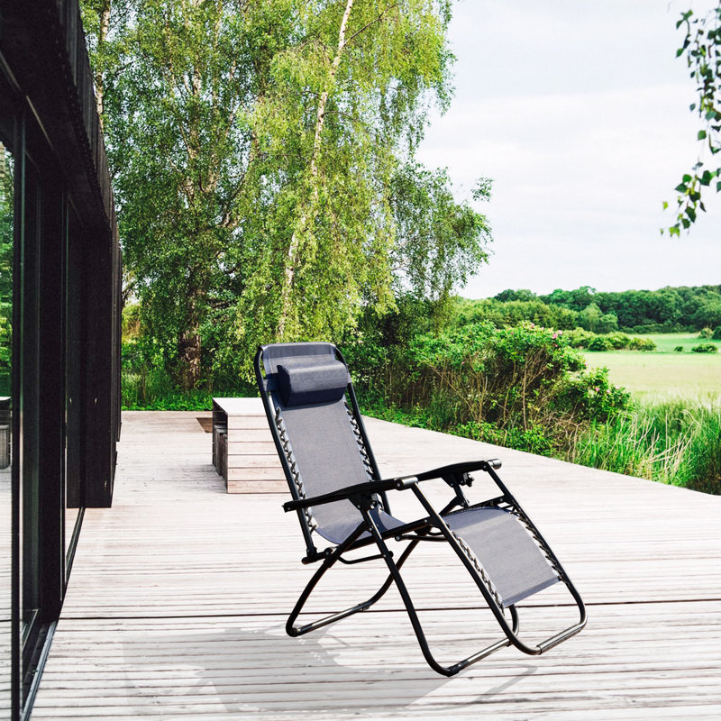 Kantzer Folding Camping Chair, Dark Blue