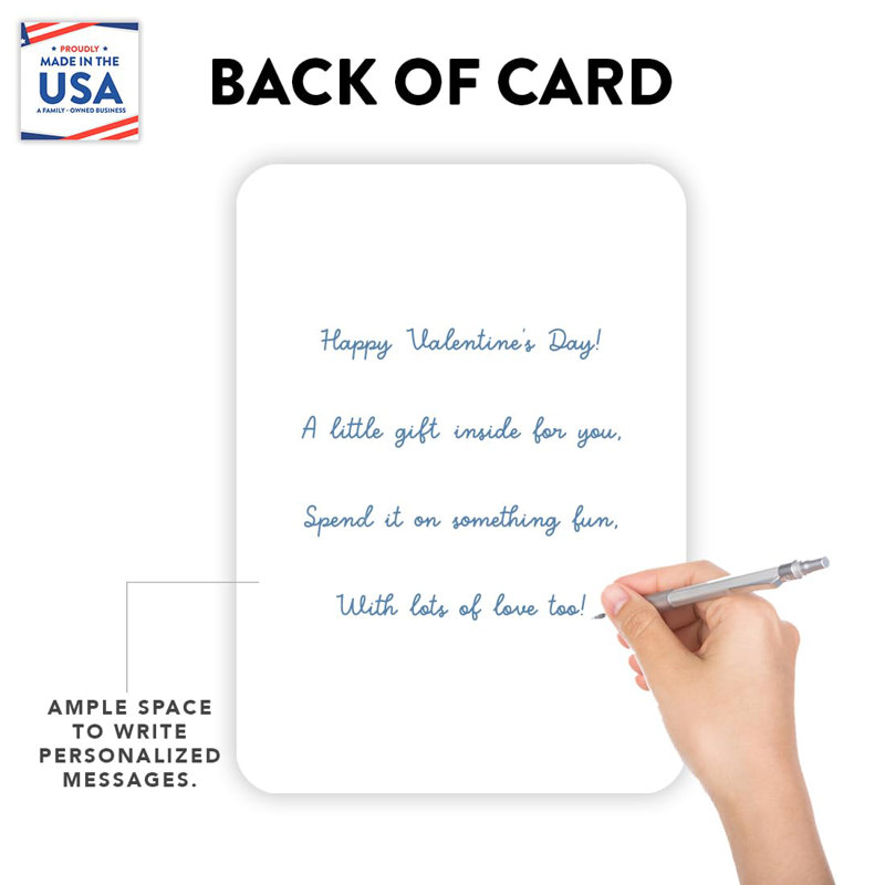 Koyal Wholesale 4Pk 6-7 Valentine Holders, Valentine Bucks Bruh Six Seven, 5X7