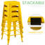 Tabouret de comptoir 24 "avec structure en métal, ensemble de 4 tabourets de bar intérieur / extérieur-1397376350-1428507886