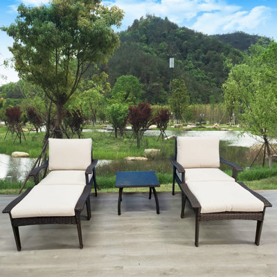Chaises longues d'extérieur