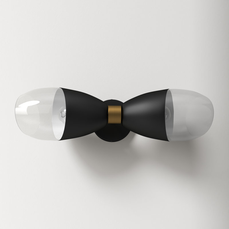 Phineas Dimmable Bath Sconce, 2, Matte Black