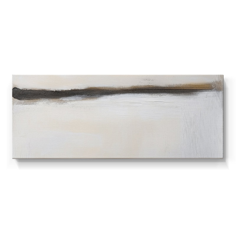 Toile tendue avec châssis abstrait # 6 LXI-Abstract, H 12 po x l 30 po