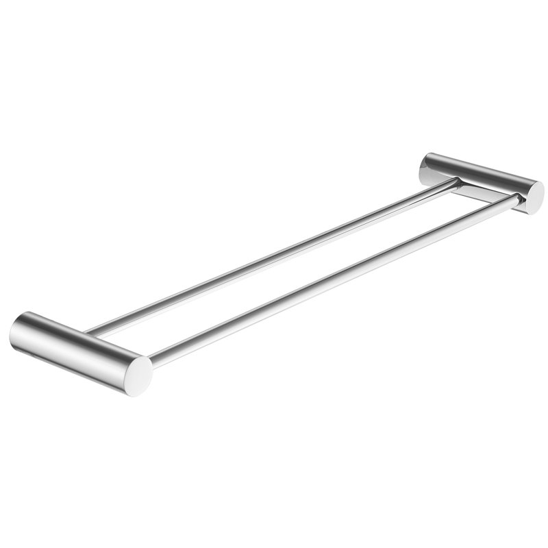 24 po Porte-serviettes de salle de bain mural moderne Modern, Chrome chrome