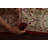 One-of-a-Kind 6'4" x 9'4" New Age Rectangle Silk and Wool Area Rug in Red